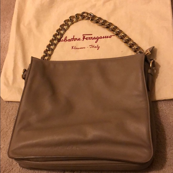 Salvatore Ferragamo Leather Shoulder Bag - Picture 1 of 7